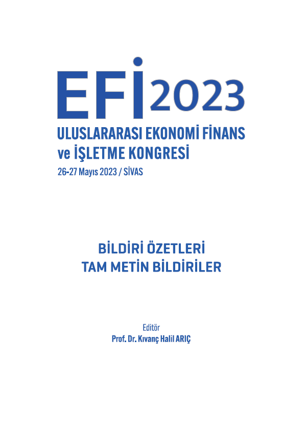 Efi̇ 2023 Özet Ve Tam Metin Bildiriler Kitabı