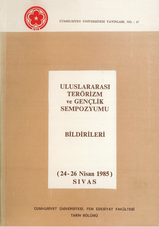 Uluslararası Terörizm Ve Gençlik Sempozyumu Bildirimleri