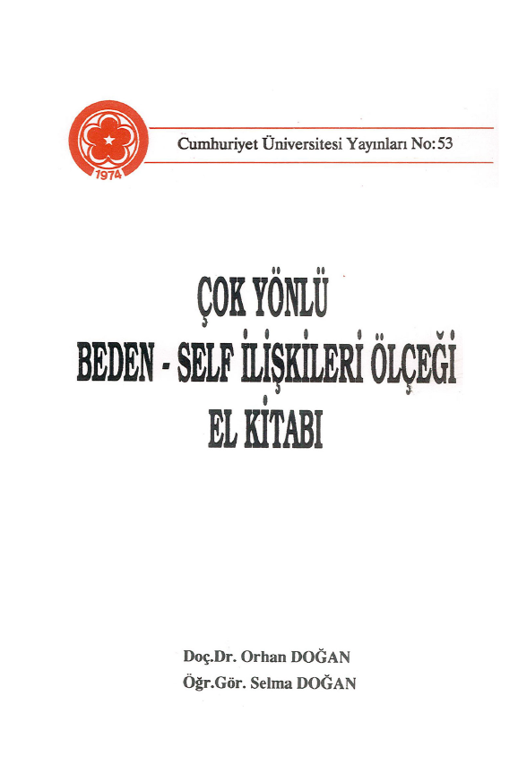 Çok Yönlü Beden-Self İlişkileri Ölçeği El Kitabı