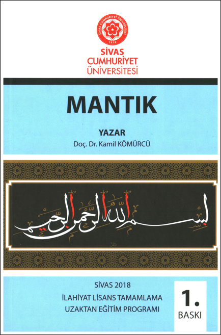 Mantık : İlahiyat Lisans Tamamlama