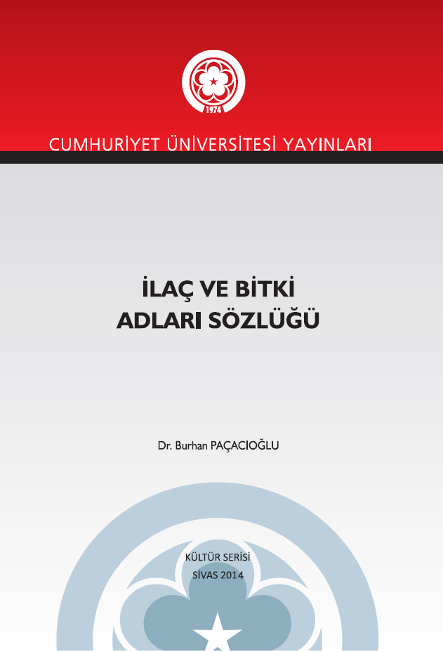 İlaç Ve Bitki Adları Sözlüğü