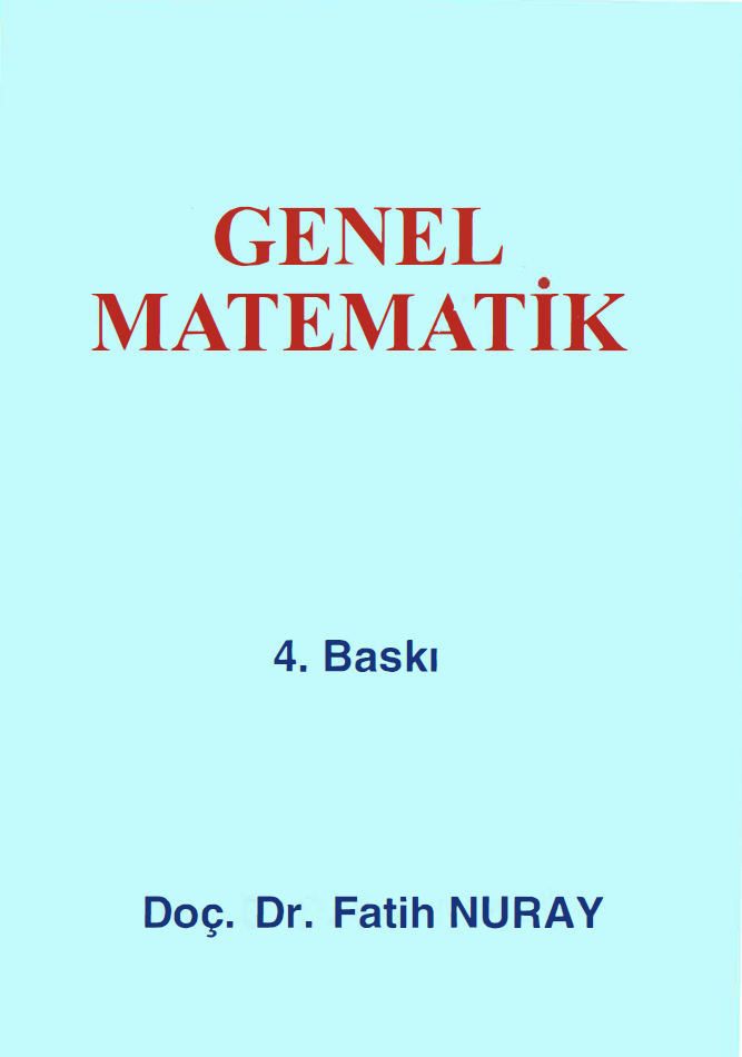 Genel Matematik 4. Baskı