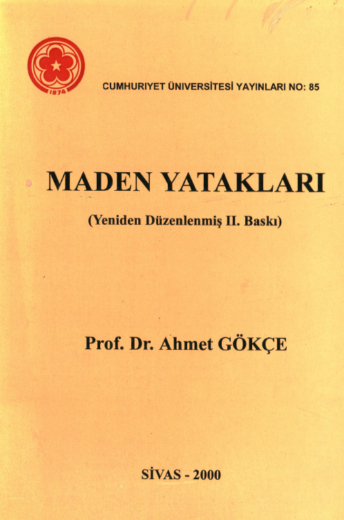 Maden Yatakları (yeniden Düzenlenmiş 2.baskı)