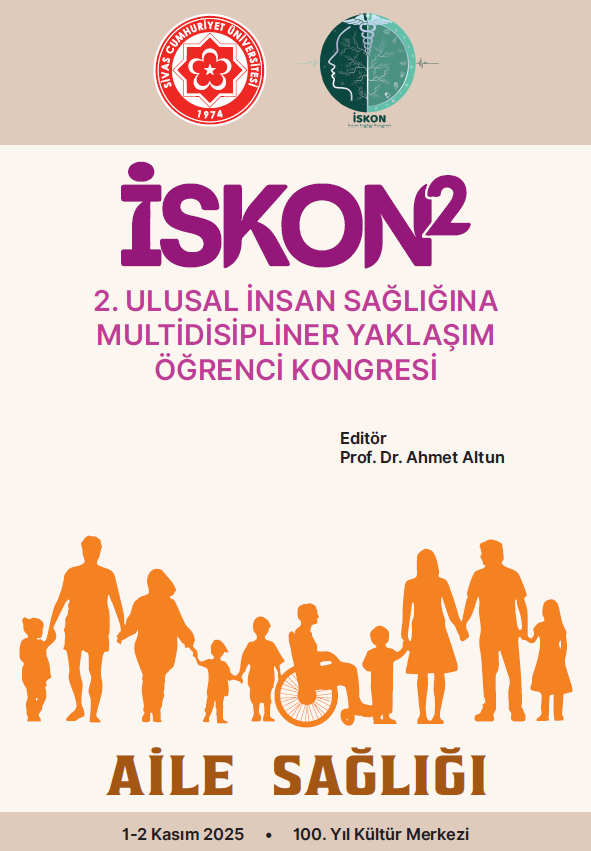 2. Ulusal İnsan Sağlığına Multidisipliner Yaklaşım Öğrenci Kongresi Kitapçığı