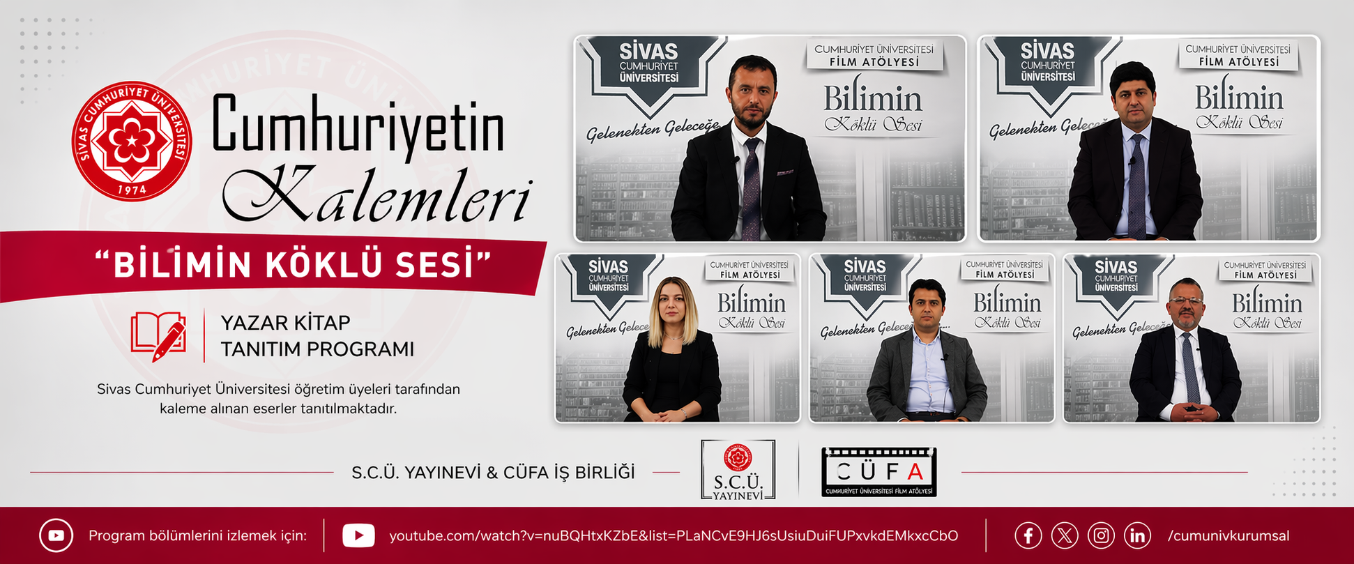 Cumhuriyetin Kalemleri, Bilimin Köklü Sesi adlı Yazar Kitap Tanıtım Programı